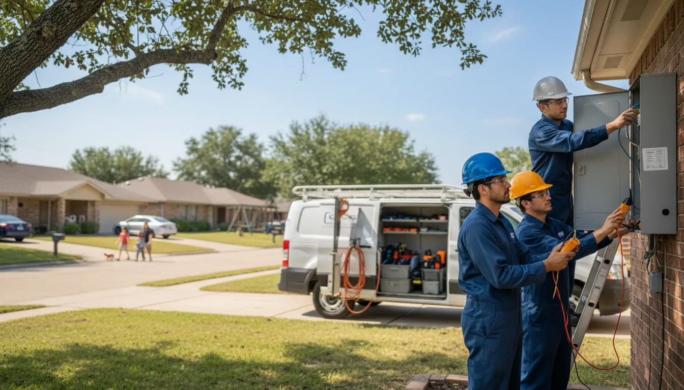 Certified electrician providing emergency electrical services in Dublin, PA